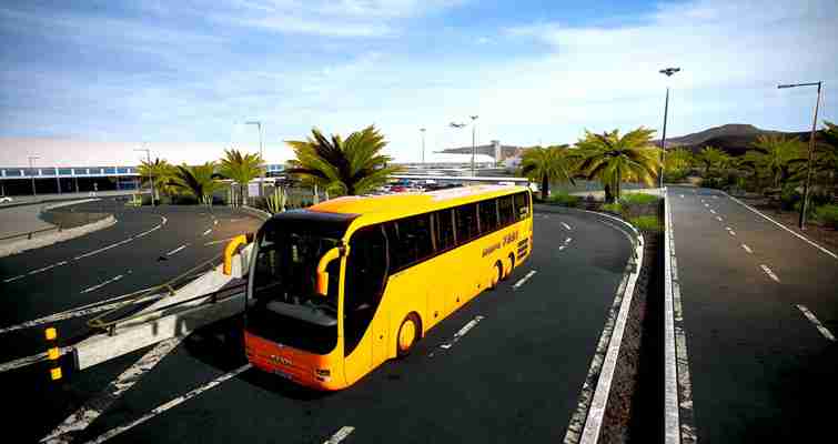 Explore the island of Fuerteventura in Tourist Bus Simulator