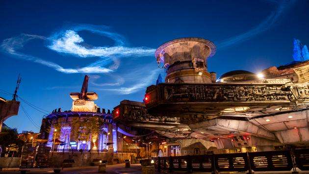 SpaceX Falcon 9 Rocket Launch As Seen From Walt Disney World